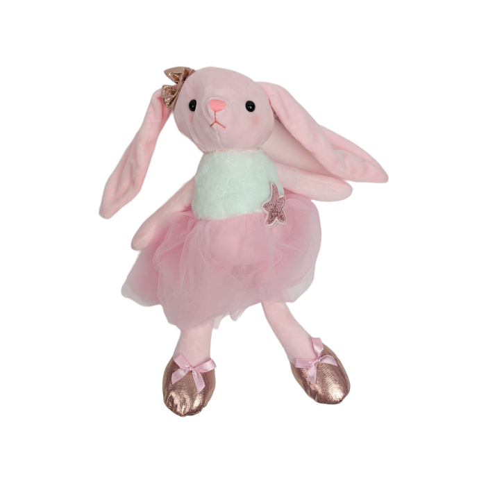 Zaķis-plīša rotaļlieta