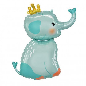 Balons Elephant with crown